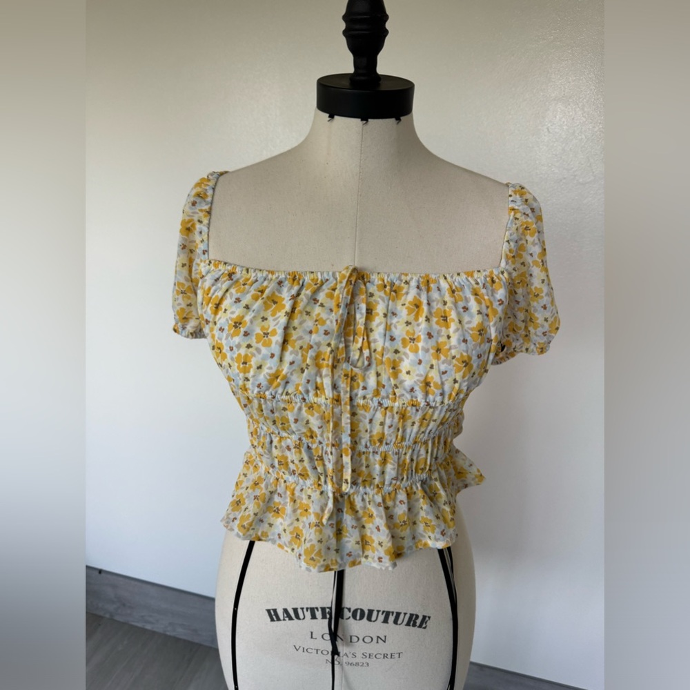 Floral crop top